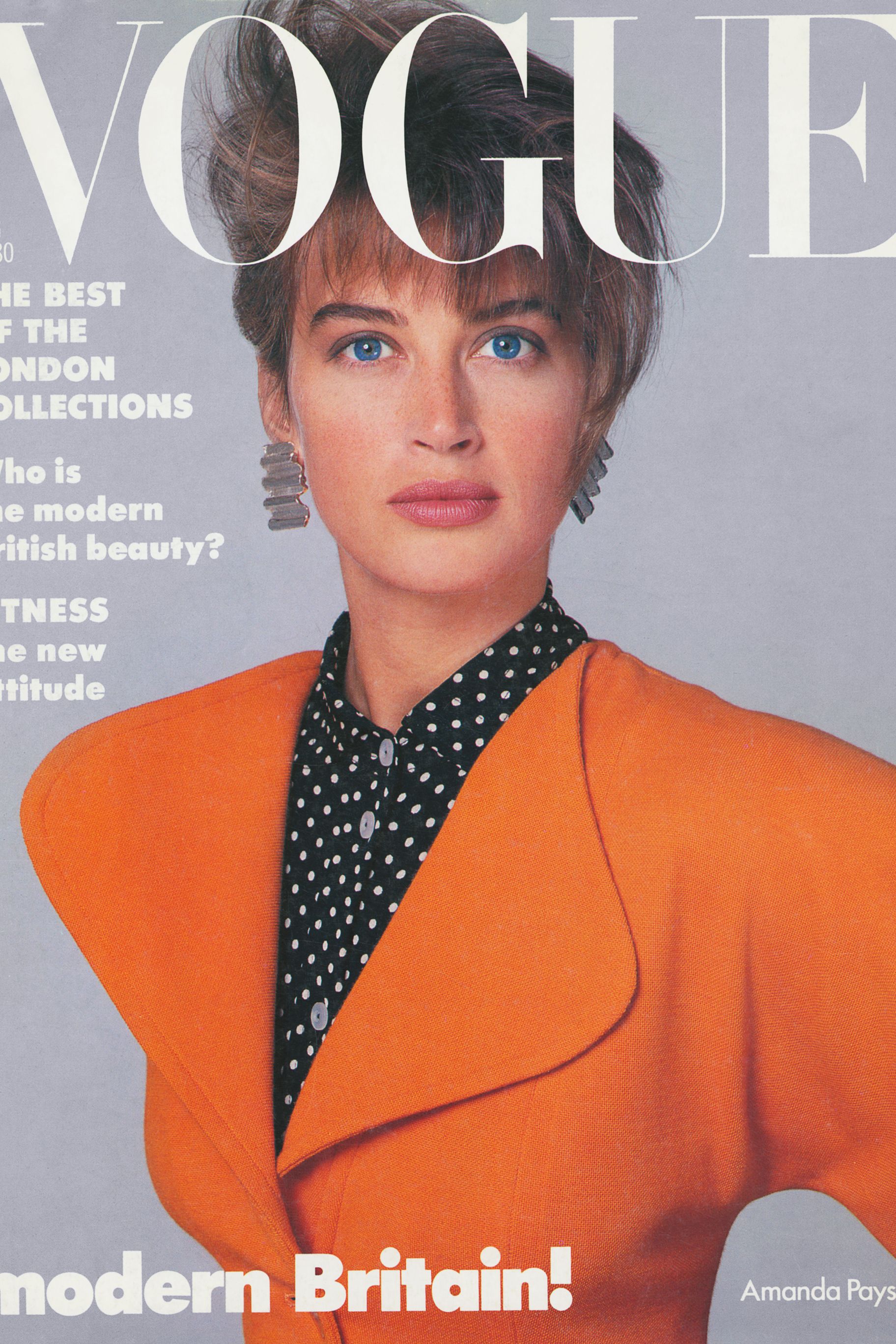 Image may contain Amanda Pays Publication Adult Person Magazine Face and Head