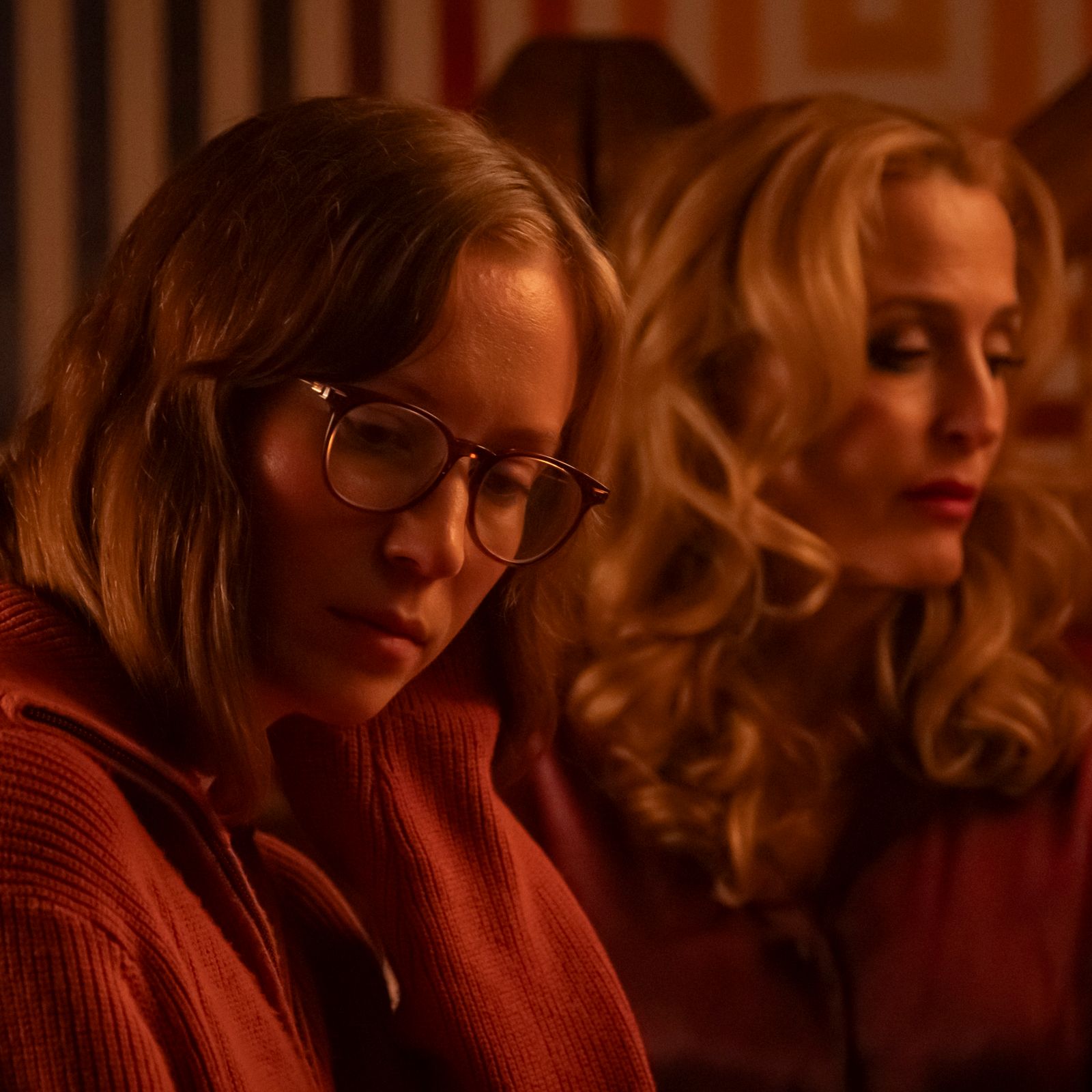 Gillian Anderson Romances Hannah Einbinder In This Mind-Melting Cannes Slasher