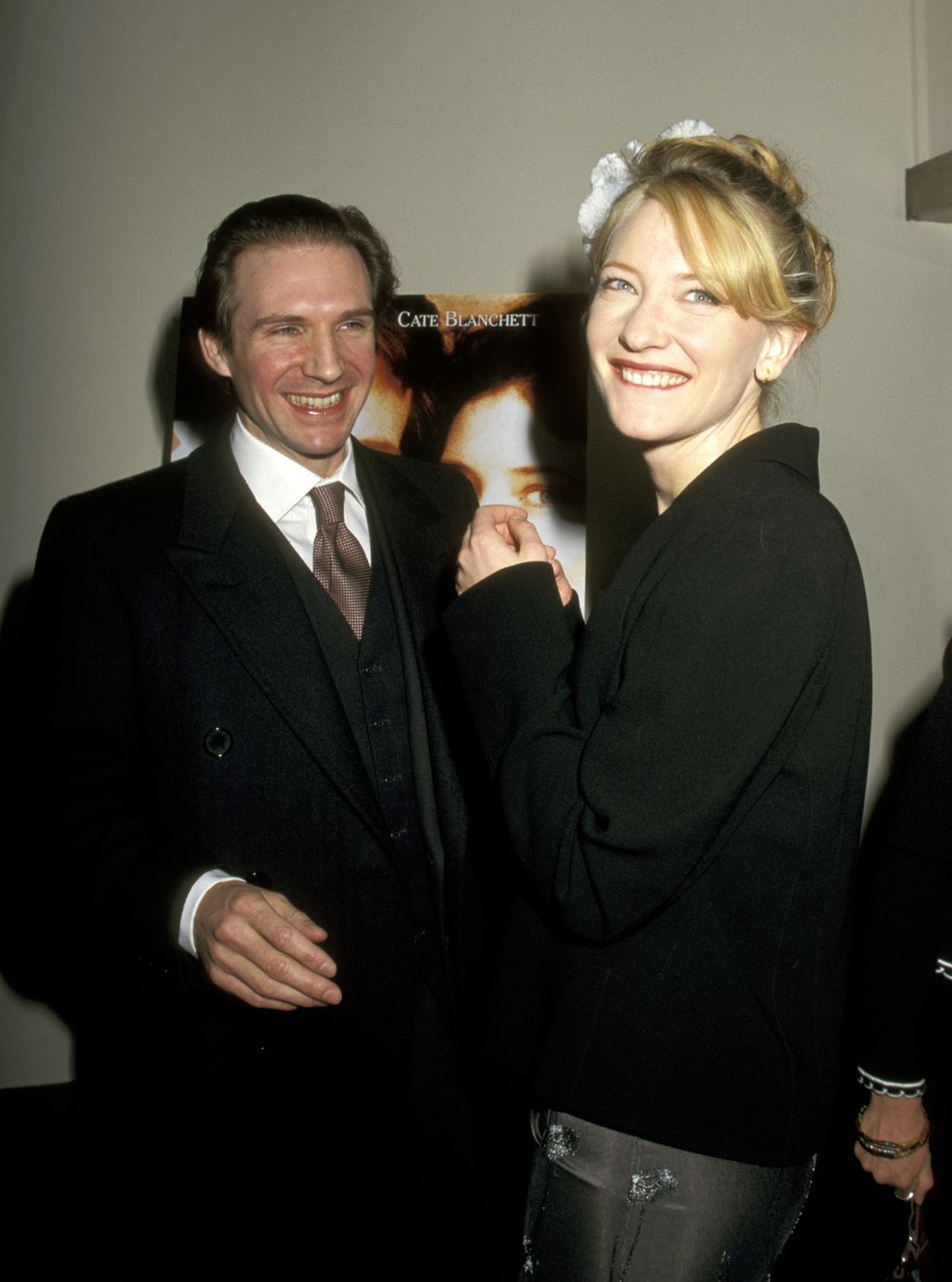 Image may contain Cate Blanchett Mark Fiennes Blazer Clothing Coat Jacket Formal Wear Suit Face Head and Person