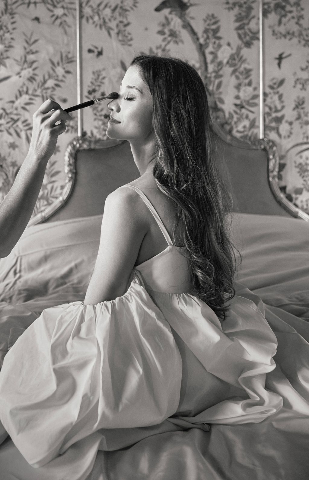Image may contain Smoke Pipe Cosmetics Adult Person and Makeup
