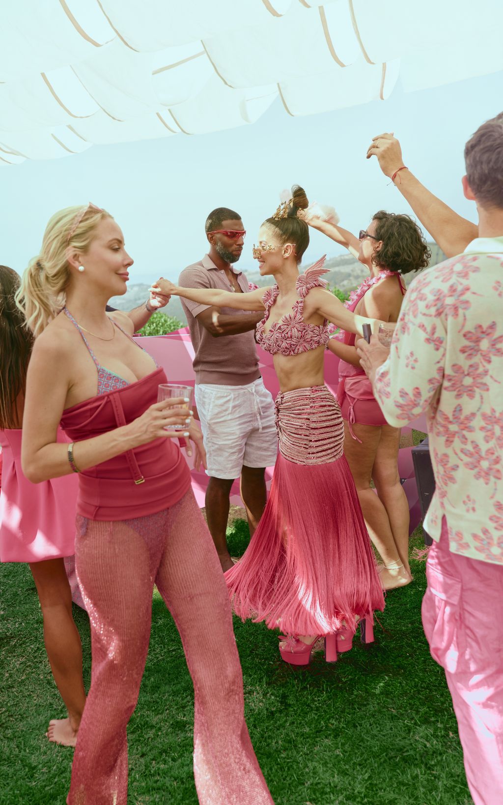 Image may contain Kenny Gabriel Ryan Babel Adult Person People Dancing Leisure Activities Clothing and Shorts