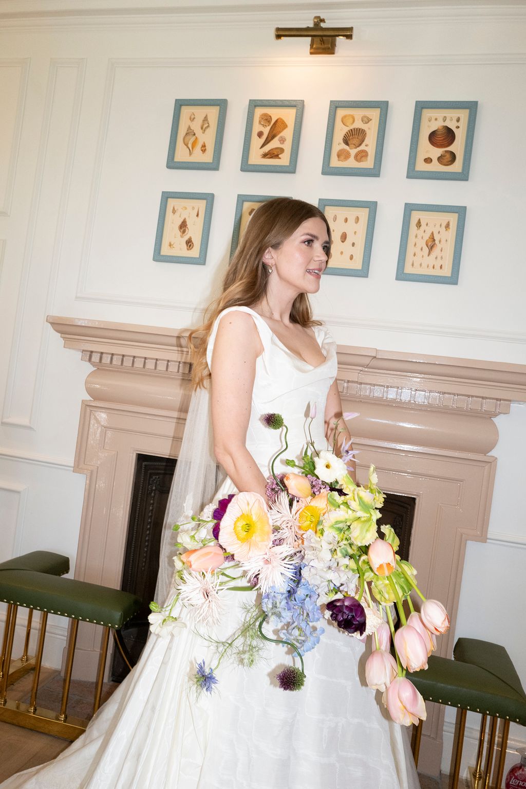 Image may contain Flower Flower Arrangement Flower Bouquet Plant Clothing Dress Fashion Formal Wear and Gown