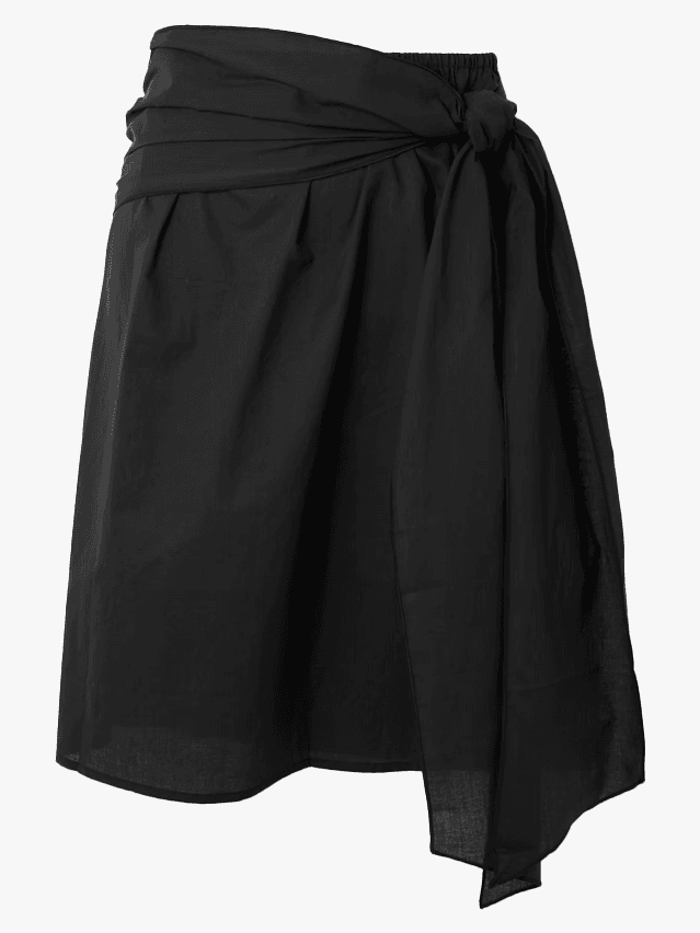 Image may contain Clothing Skirt Shorts and Coat