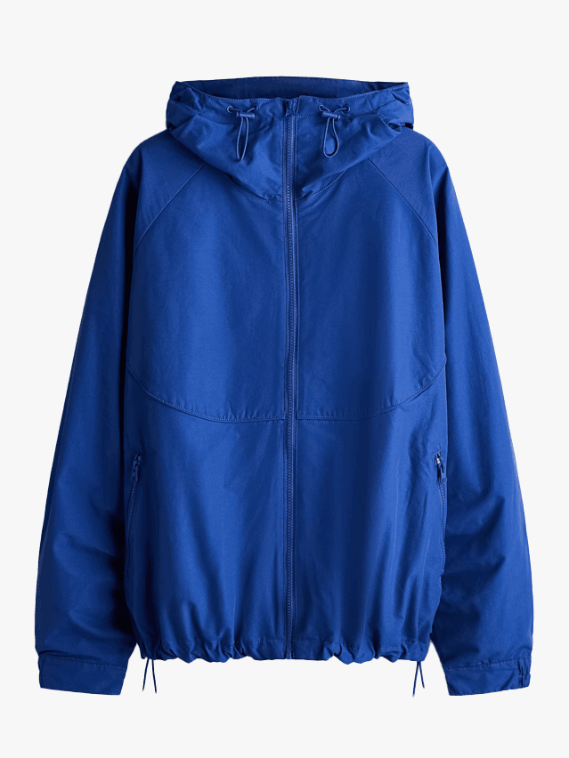 Image may contain Clothing Coat Jacket Hoodie Knitwear Sweater and Sweatshirt